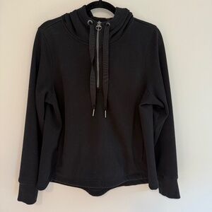Athleta Black Hoodie, size Petite Medium